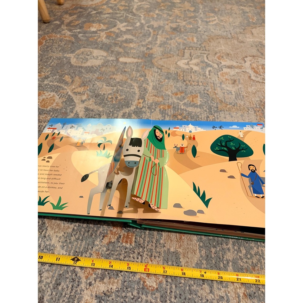 The Christmas Story: Pop-up Nativity Book with Nativity Scene Toddler Kids Book - Picture 4 of 9